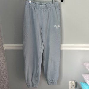 Brandy Melville NYC sweatpants🩵